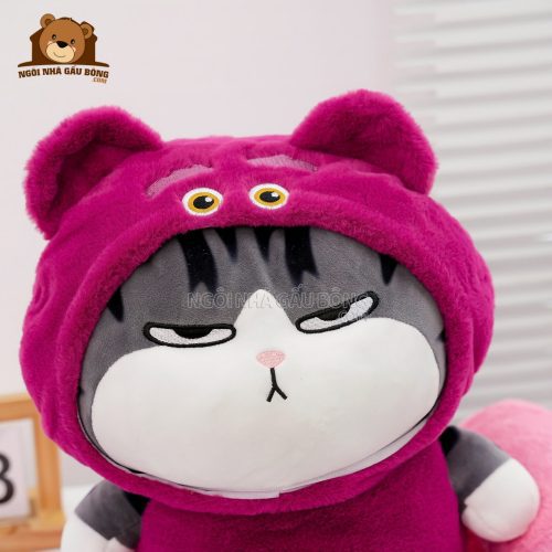 Gối Chăn Mền Mèo Hoàng Thượng Cosplay Lotso