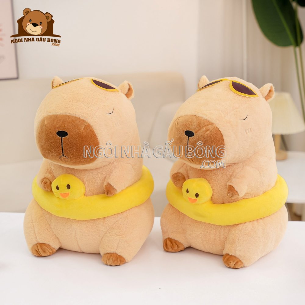 Chuột Capybara Đeo Phao - Vịt