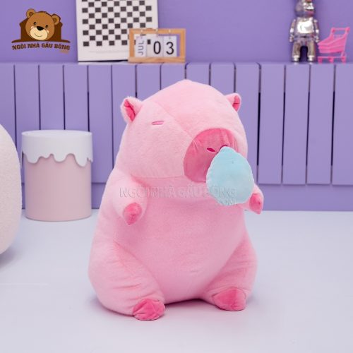 Chuột Capybara Hồng Rút Nước Mũi