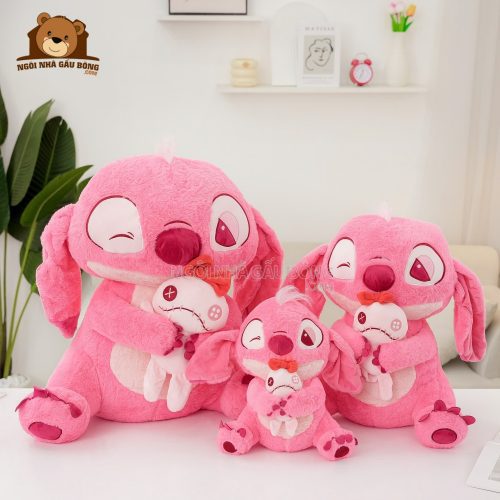 Stitch Hồng Ôm Quái Vật Scrump