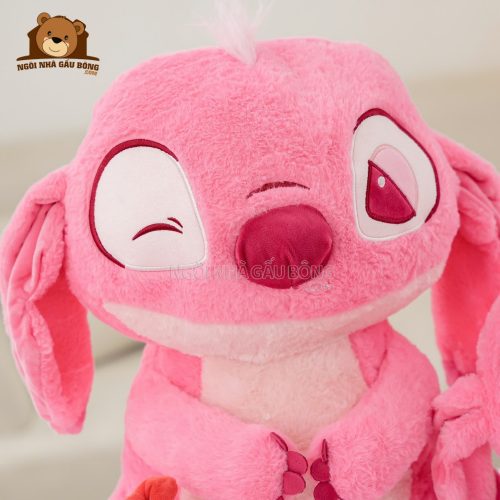 Stitch Hồng Ôm Quái Vật Scrump