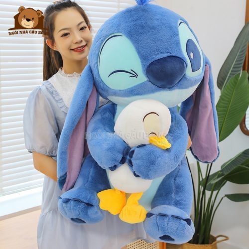 Stitch Xanh Ôm Vịt