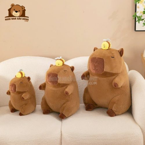 Gấu Bông Capybara Rút Ong