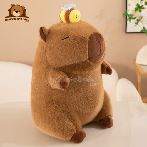 Gấu Bông Capybara Rút Ong