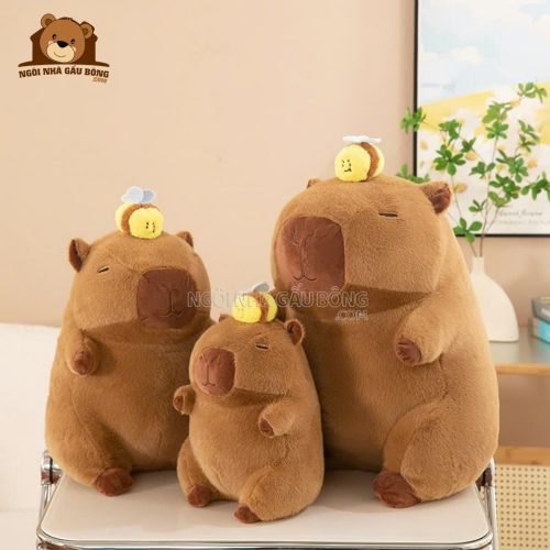 Gấu Bông Capybara Rút Ong