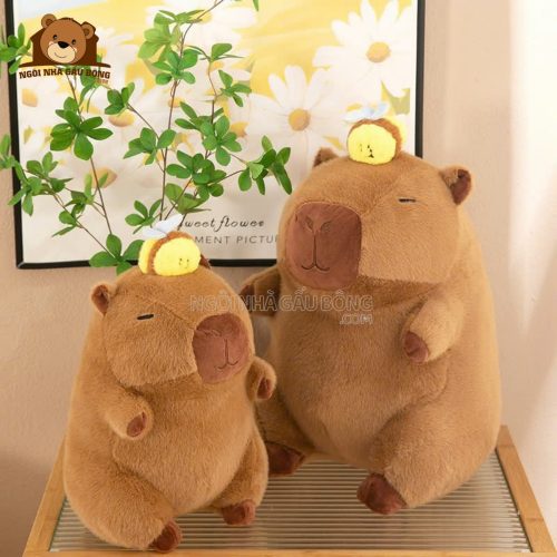 Gấu Bông Capybara Rút Ong