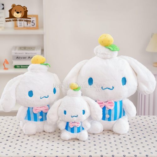 Gấu Bông Cinnamoroll Đội Bánh Dứa