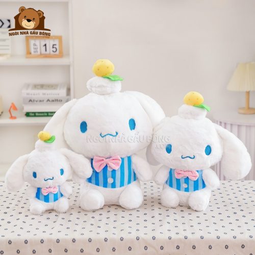 Gấu Bông Cinnamoroll Đội Bánh Dứa