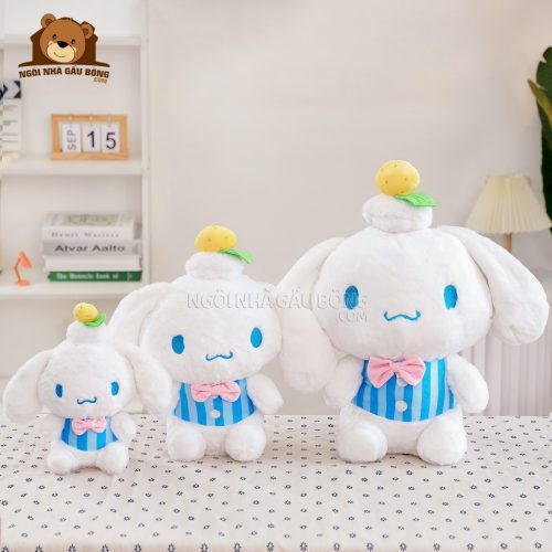 Gấu Bông Cinnamoroll Đội Bánh DứaGấu Bông Cinnamoroll Đội Bánh Dứa