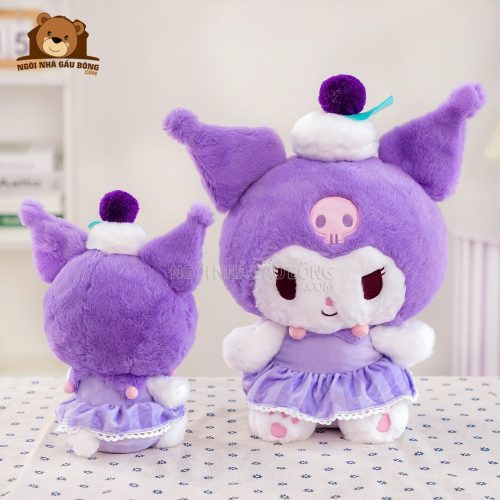 Gấu Bông Kuromi Đội Bánh Nho