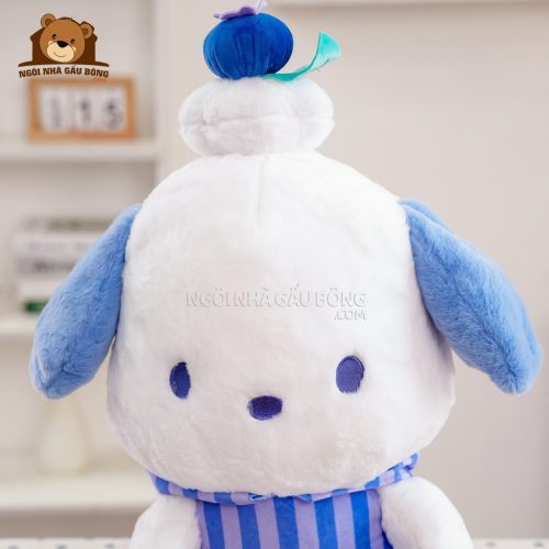 Gấu Bông Pochacco Đội Bánh Việt Quất