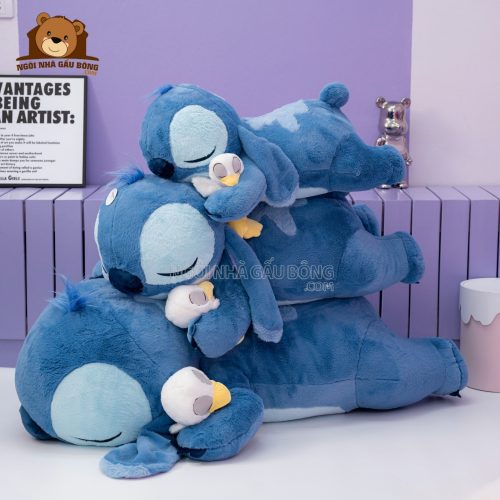 Stitch Ôm Vịt NằmStitch Ôm Vịt Nằm