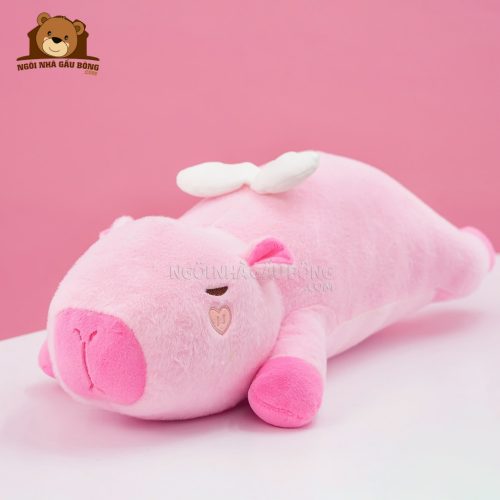 Gấu Bông Capybara Angel Nằm