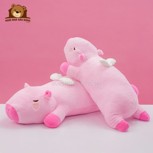 Gấu Bông Capybara Angel Nằm