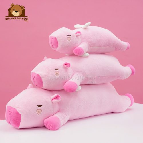 Gấu Bông Capybara Angel Nằm