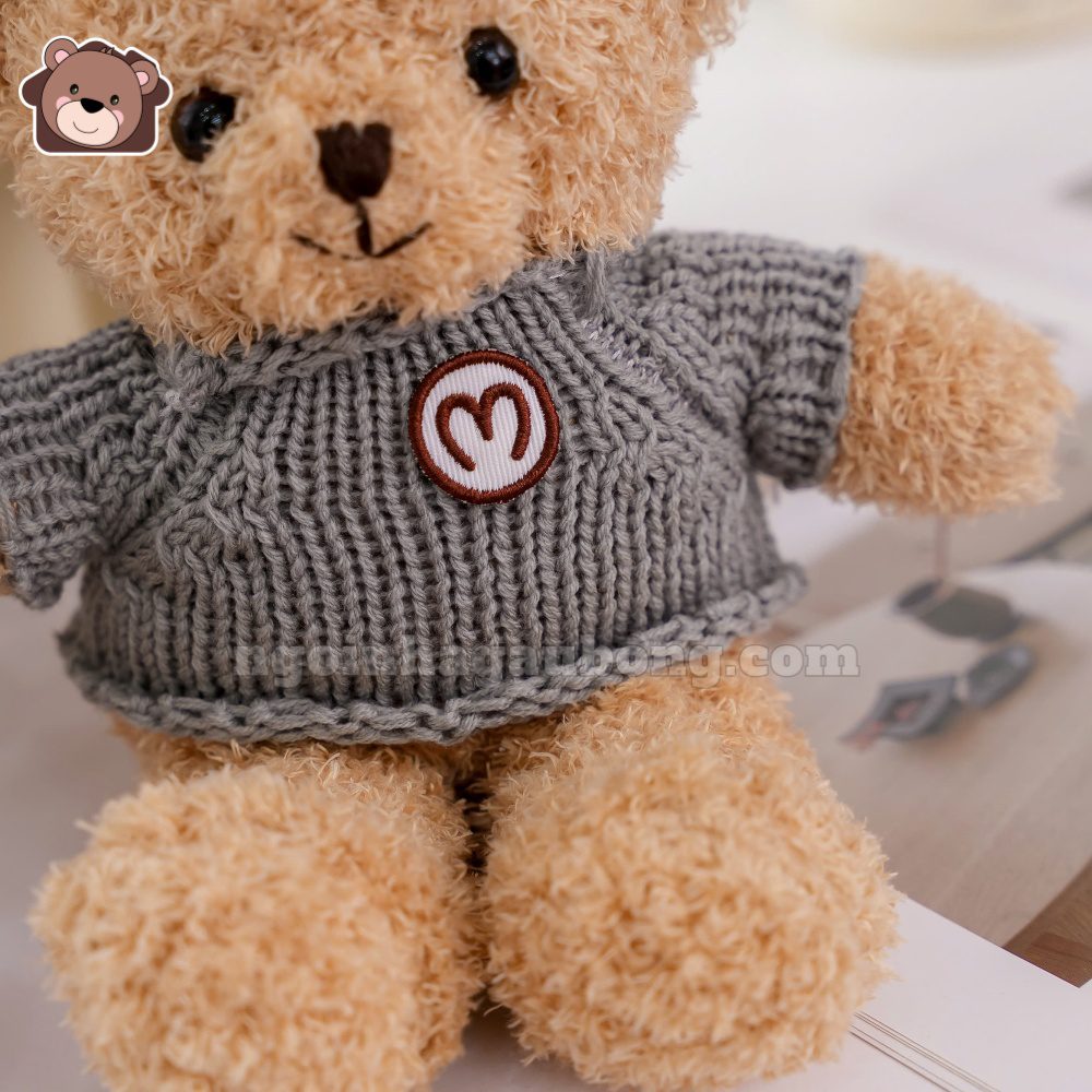 Thú Nhồi Bông Teddy Head Vàng