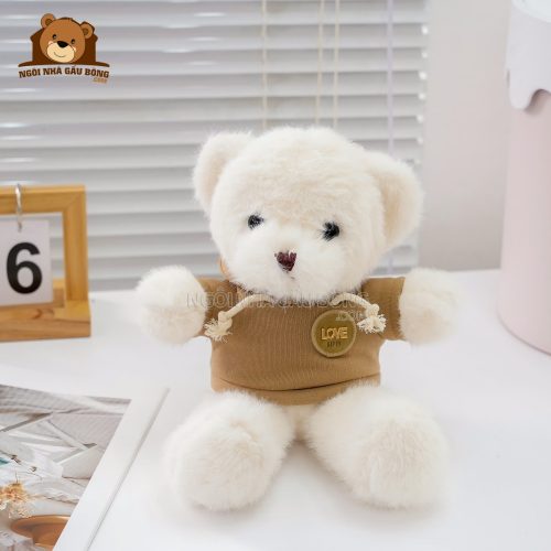 Gấu Bông Teddy Áo Nỉ Tag Love