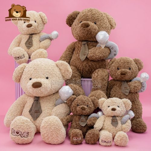 Gấu Bông Teddy Đeo Nhẫn