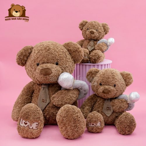 Gấu Bông Teddy Đeo Nhẫn