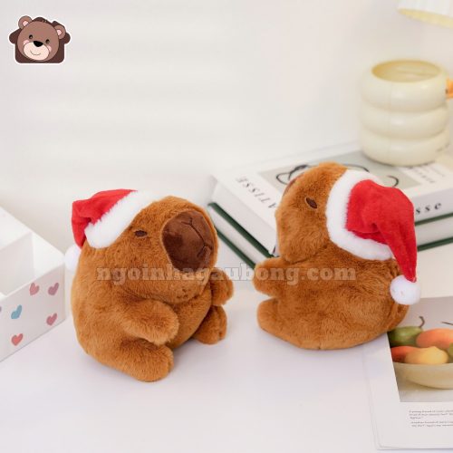 Capybara Đội Mũ Noel 