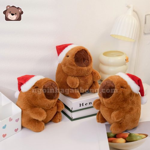 Capybara Đội Mũ Noel 