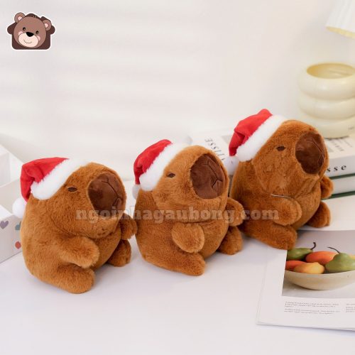 Capybara Đội Mũ Noel 