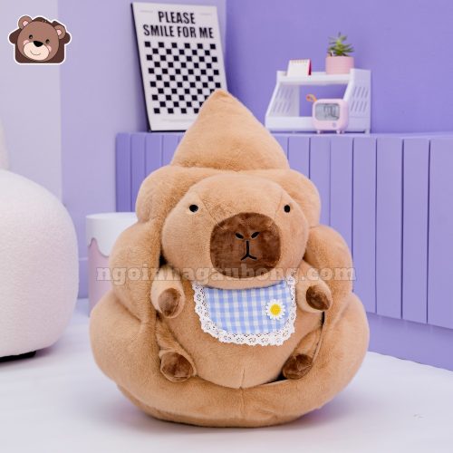 Chuột Capybara Đeo Yếm Làm Tổ Nâu