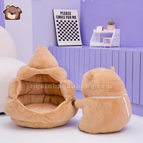 Chuột Capybara Đeo Yếm Làm Tổ Nâu