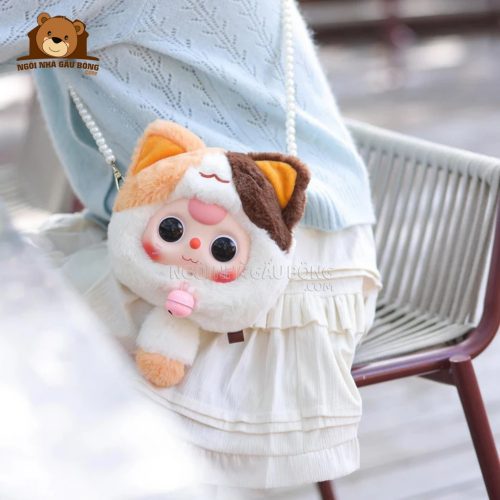 Blindbox Baby Three Mèo Thần Tài Zipper