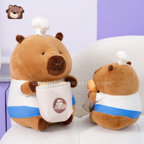 Cô Gấu Bông Capybara Bánh Mỳ