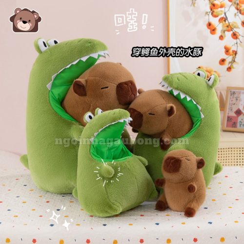 Chuột Capybara Cá Sấu