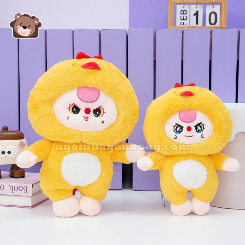 Gấu Bông Baby Three Cosplay Gà Vàng