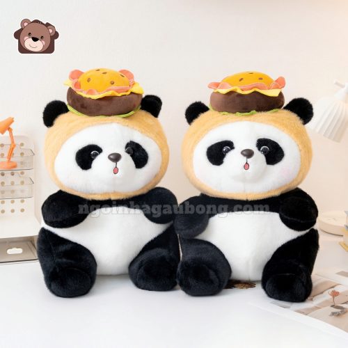 Gấu Trúc Đội Bánh Hamburger