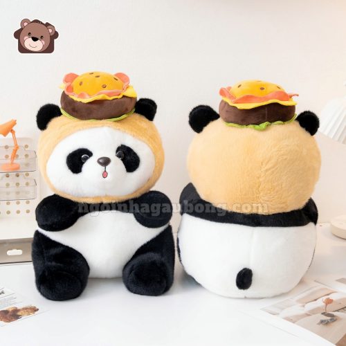 Gấu Trúc Đội Bánh Hamburger