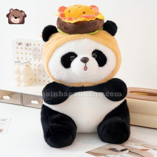 Gấu Trúc Đội Bánh Hamburger