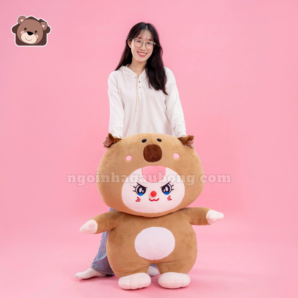 Gấu Bông Baby Three Cosplay Capybara Khổng Lồ