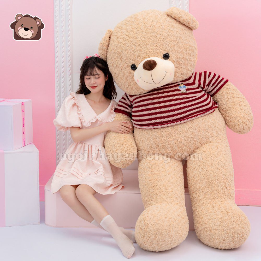 teddy logo baby (2) Gấu Bông Teddy Logo Baby Khổng Lồ