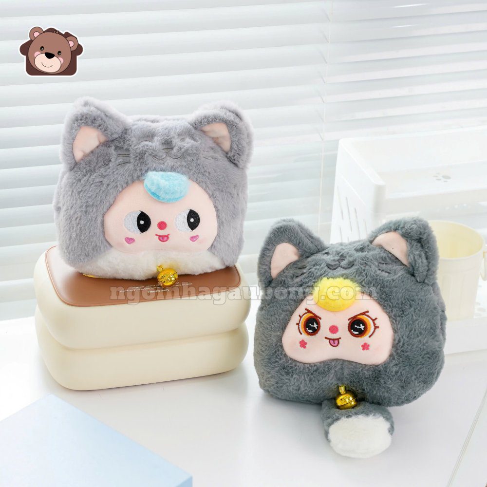 Gấu Bông Baby Three Mèo Thần Tài