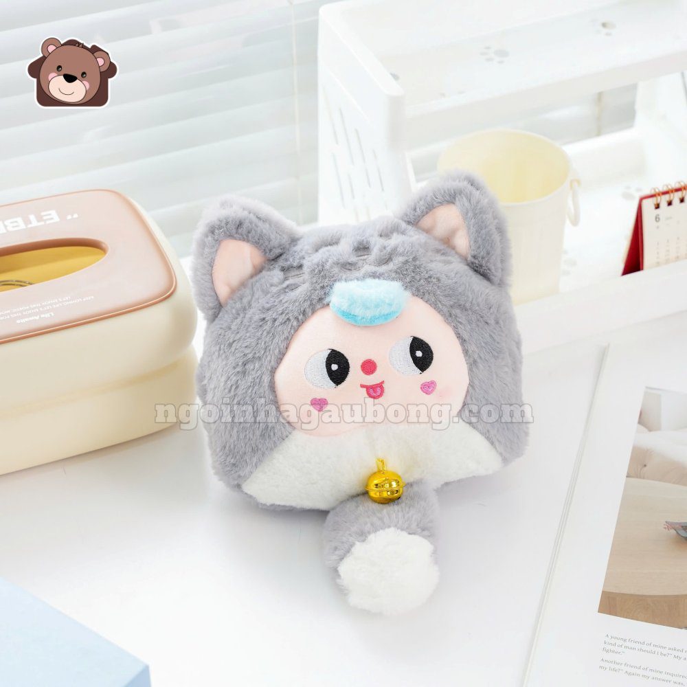 Gấu Bông Baby Three Mèo Thần Tài