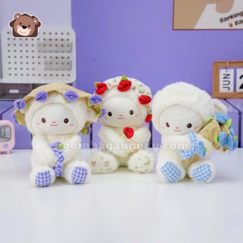 Cừu Đội Mũ Ôm Hoa