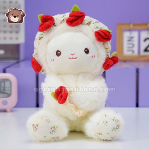 Cừu Đội Mũ Ôm Hoa
