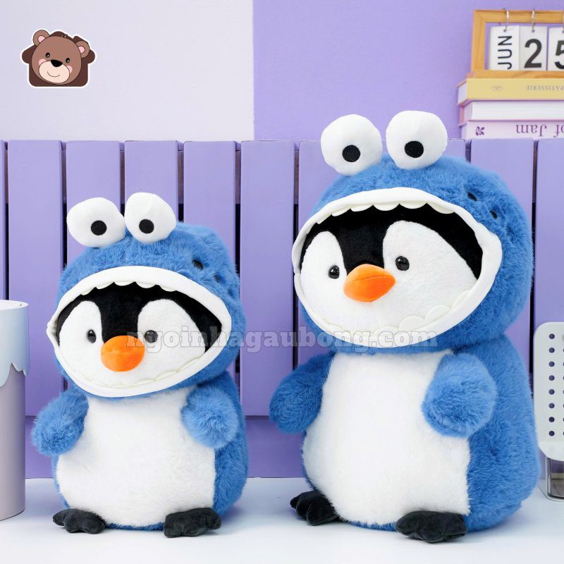 Cánh Cụt Cosplay Cá Mập