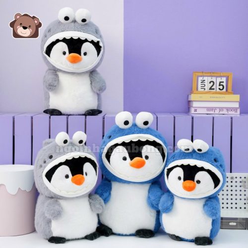 Cánh Cụt Cosplay Cá Mập