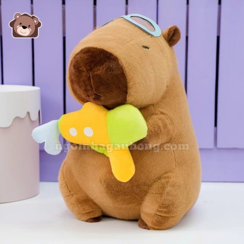Gấu Bông Capybara Súng Nước