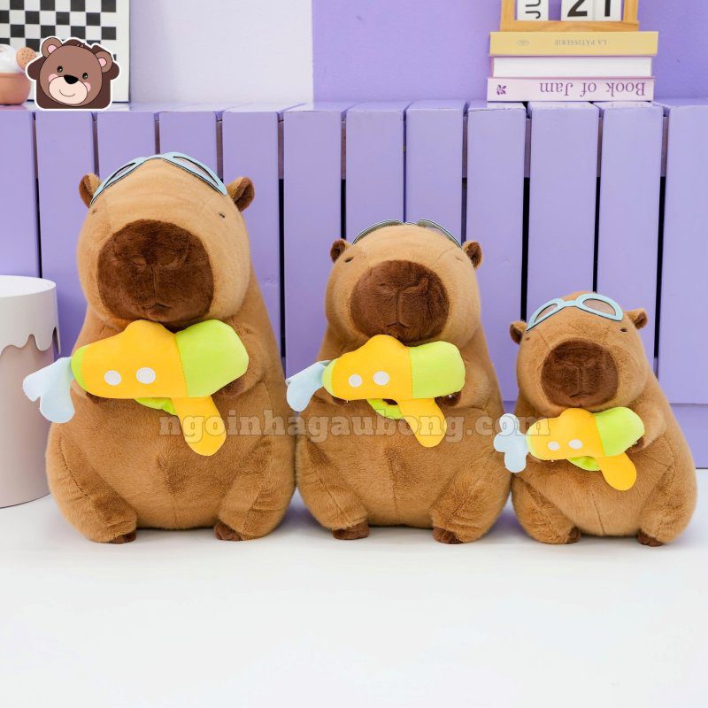 Gấu Bông Capybara Súng Nước