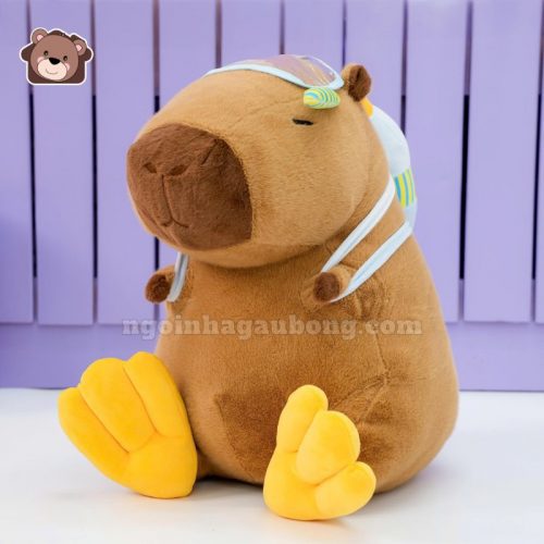 Gấu Bông Capybara Chân Vịt