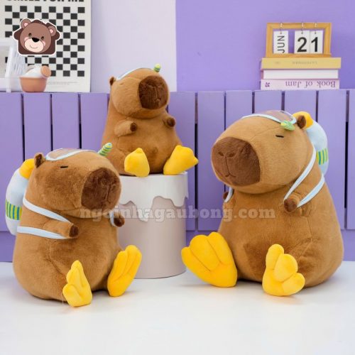 Gấu Bông Capybara Chân Vịt