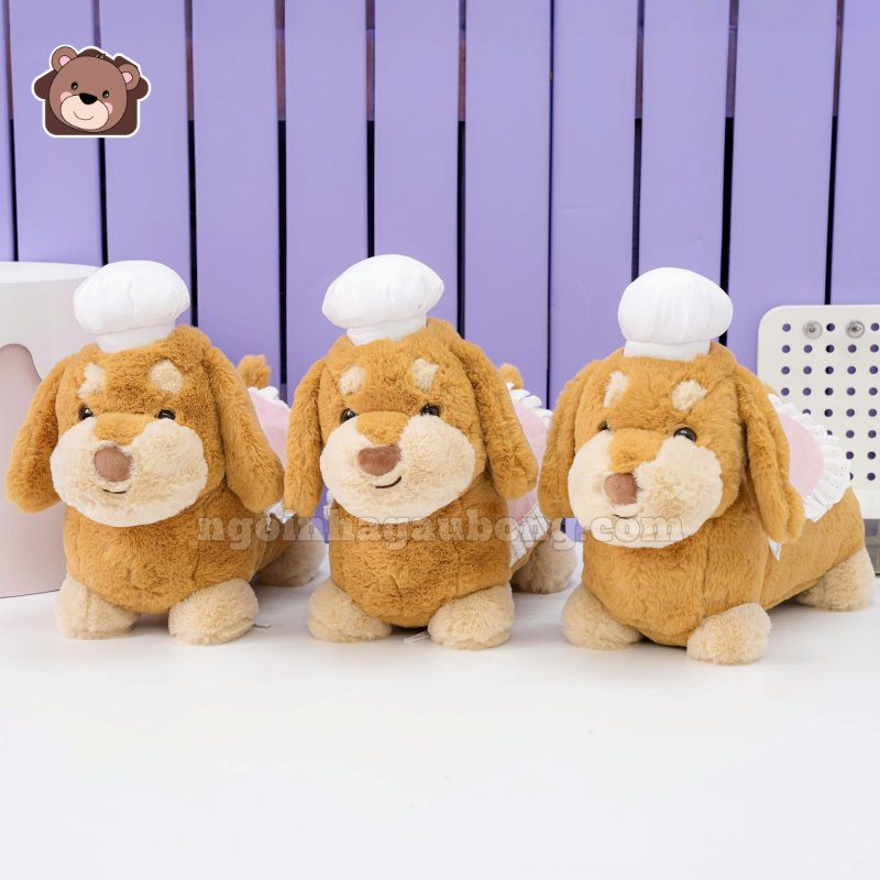 Chó Bông Dachshund Lạp Xưởng Đầu Bếp