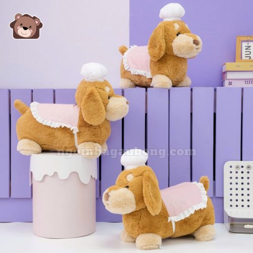 Chó Bông Dachshund Lạp Xưởng Đầu Bếp
