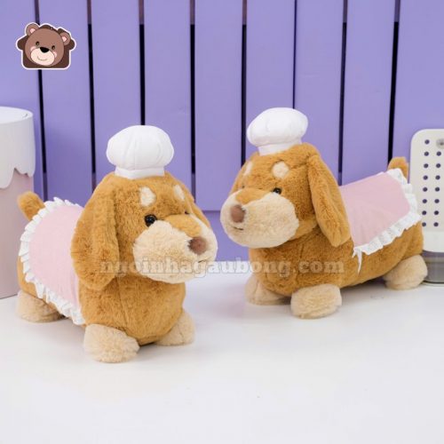 Chó Bông Dachshund Lạp Xưởng Đầu Bếp